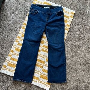 Old Navy Pull-on Boot Leg Dark Wash Jeans